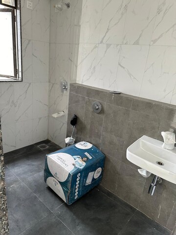 Bathroom in 3 BHK Apartment at Lotus Unity, Versova – for Rent