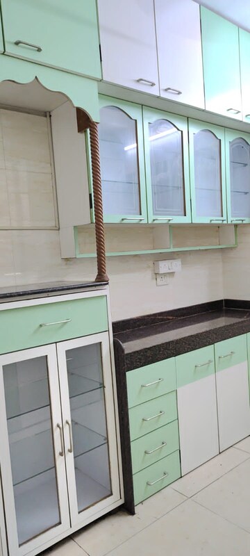 Kitchen in 4 BHK Apartment at Kabra Hyde Park, Manpada – for Rent