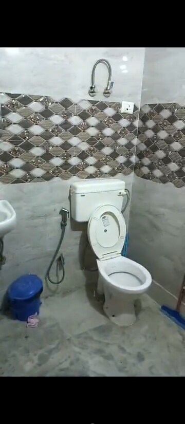 Bathroom in 3 BHK Builder Floor at Mehrauli – for Rent