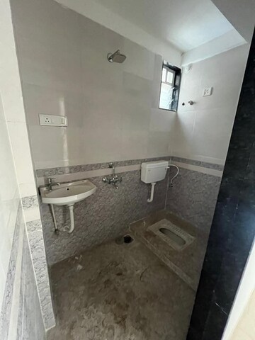 Bathroom in 1 BHK Apartment at Ghansoli Sector 15 – for Rent