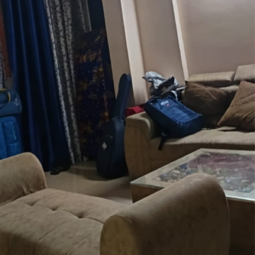 Living Room in 2 BHK Apartment at Aims Golf Avenue I, Sector 75 – for Rent