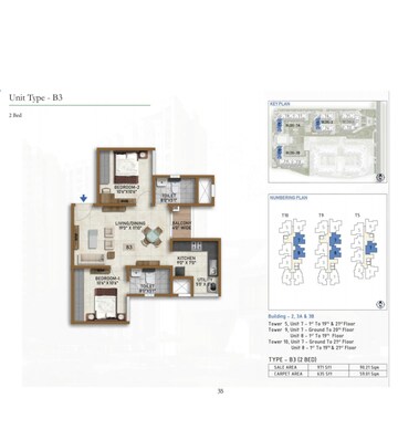 2 BHK Apartment For Sale in Prestige Finsbury Park Hyde, Bagaluru 