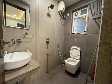 Bathroom in 2 BHK Apartment at Kabra Hyde Park, Manpada – for Rent