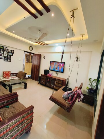 Living Room in 1 BHK Apartment at Wadgaon Sheri – for Sale