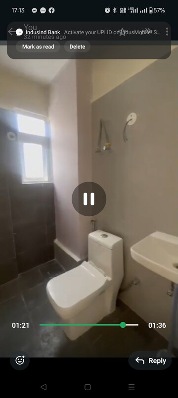 Bathroom in 2 BHK Apartment at GLS Arawali Homes, Sohna Sector 4 – for Sale