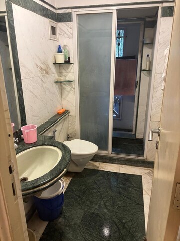 Bathroom in 3 BHK Apartment at Santacruz West – for Rent