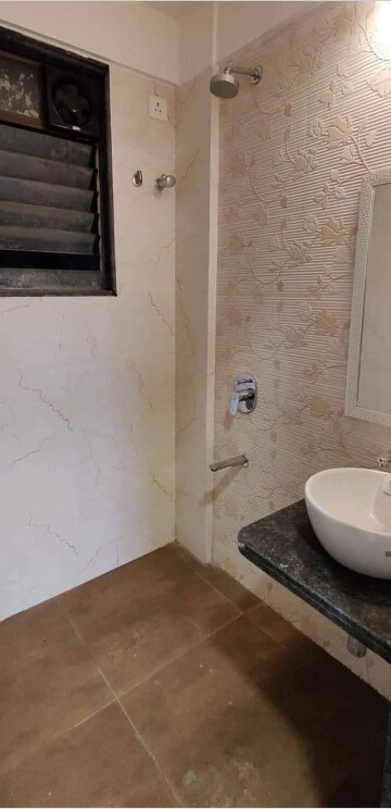 Bathroom in 2 BHK Apartment at Future Build Valmiki Heights, Nalasopara East – for Rent