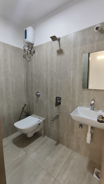Bathroom in 1 BHK Apartment at Astavinayak Jaykant Solitaire, Santacruz East – for Rent