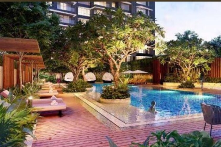 Swimming Pool, kalpataru-mugnus 4 Bedroom 1800 Sq.Ft. Apartment In Bandra East Mumbai 8110133