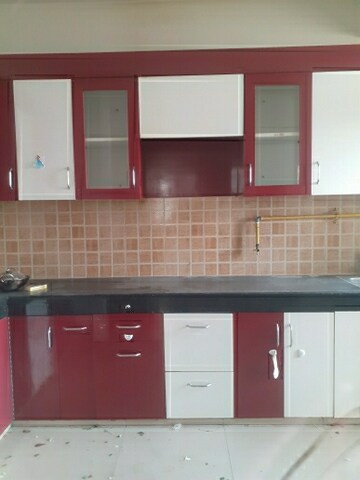 Kitchen in 3 BHK Apartment at Mahagun Mywoods, Sector 16c Greater Noida – for Rent