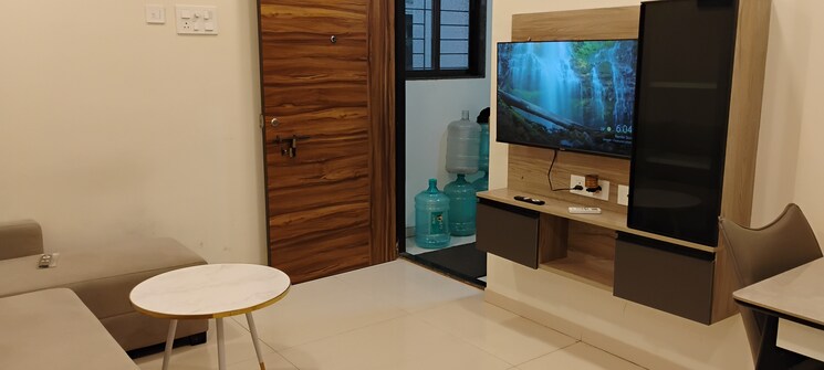 Living Room, ram-pushpanjali-residency 1 Bedroom 430 Sq.Ft. Apartment In Owale Thane 8110219