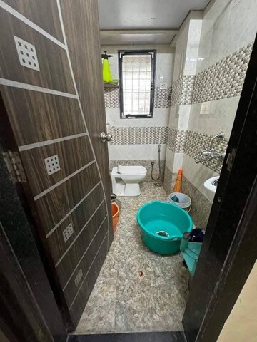 Bathroom in 2 BHK Apartment at S And S Emerald Tower A Wing, Vasai East – for Rent