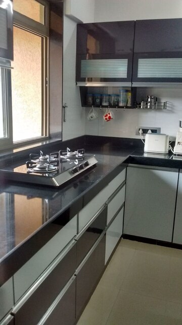 Kitchen in 1 RK Apartment at Fortune Victoria Heights, Dhakoli Village – for Rent