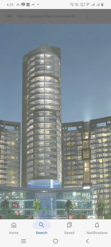 4 BHK Apartment – Exterior View View at Parx Laureate, Sector 108 - for Rent