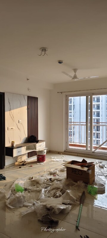 Living Room in 3 BHK Apartment at Rishita Manhattan, Gomti Nagar – for Rent