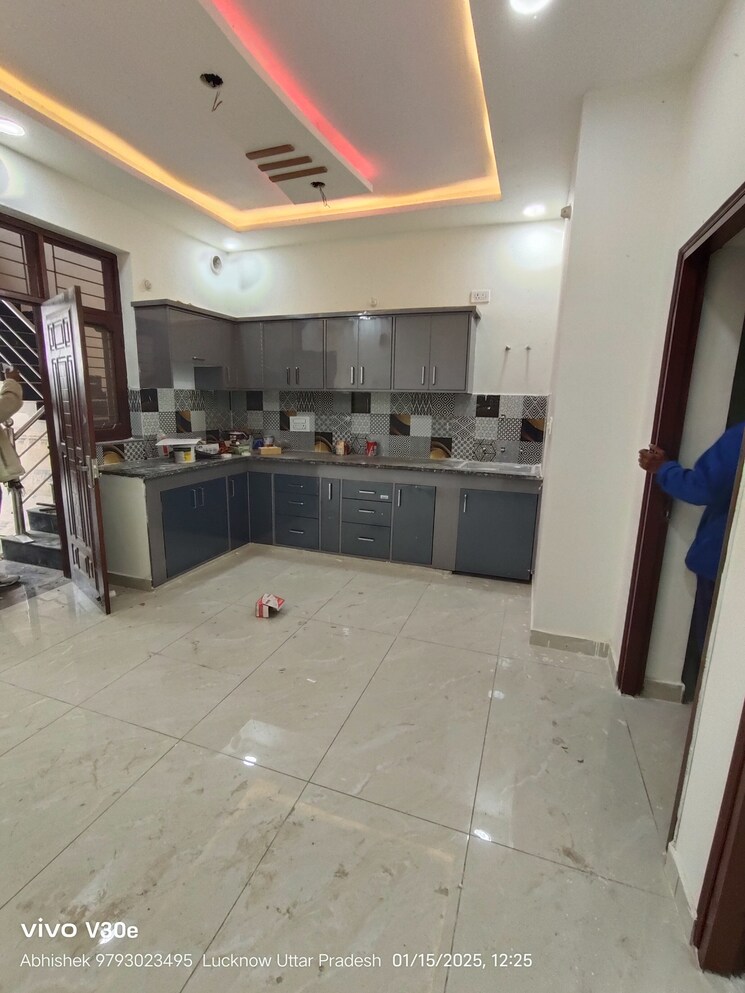 Kitchen, fazullaganj 2 Bedroom 1100 Sq.Ft. Villa In Fazullaganj Lucknow 8110325