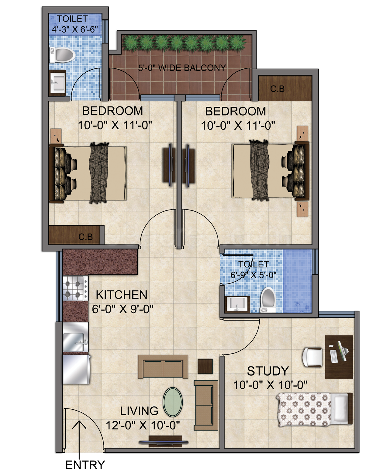3 BHK Apartment For Sale in GLS Avenue 51