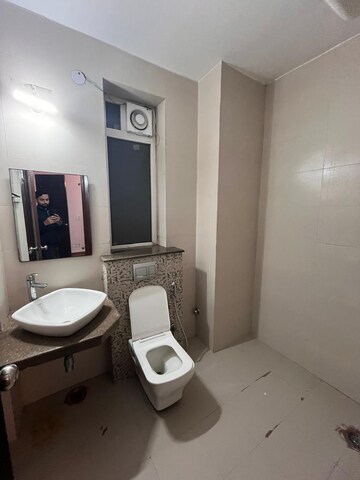 Bathroom in 2 BHK Builder Floor at Ansal Sushant Lok I, Sector 43 – for Rent