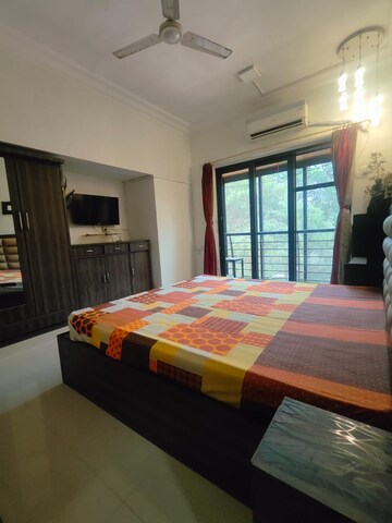 Bedroom in 2 BHK Apartment at K Raheja Interface Heights, Malad West – for Rent