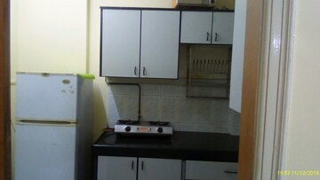 Kitchen in 2 BHK Apartment at Dheeraj Solitaire, Malad West – for Rent