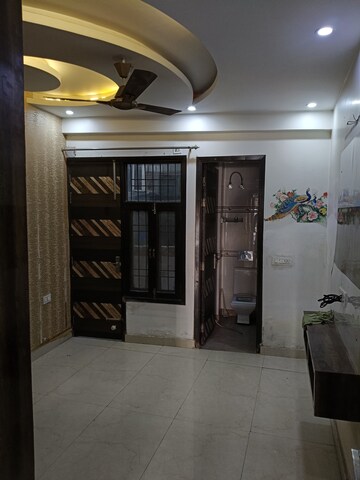 Living Room in 3 BHK Builder Floor at Dhakoli Village – for Rent