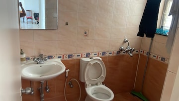 Bathroom in 3 BHK Apartment at Godrej Woodsman Estate, Hebbal – for Rent