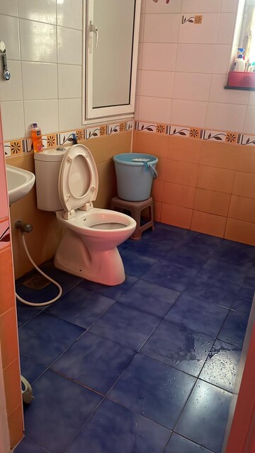 Bathroom in 3 BHK Apartment at Godrej Woodsman Estate, Hebbal – for Rent