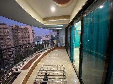 Balcony in 3 BHK Apartment at Shivtirth CHS Bandra, Bandra East – for Rent