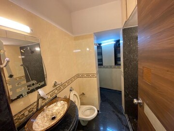 Bathroom in 3 BHK Apartment at Shivtirth CHS Bandra, Bandra East – for Rent