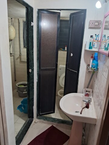 Bathroom in 2 BHK Apartment at Mauli CHS Parel, Parel – for Rent