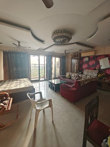 Living Room in 4 BHK Apartment at Tulsi Sagar, Nerul – for Sale
