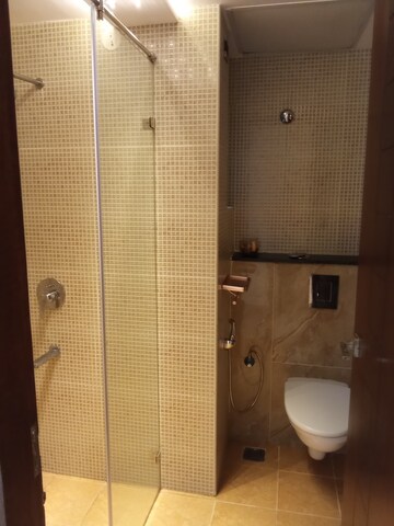 Bathroom in 4 BHK Villa at Unishire Esplanade, Thanisandra Main Road – for Rent