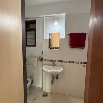 Bathroom in 2 BHK Apartment at Mahavir Universe, Kukreja – for Rent