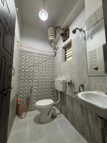 Bathroom in 1 RK Apartment at Ramky Towers Gachibowli, Gachibowli – for Rent