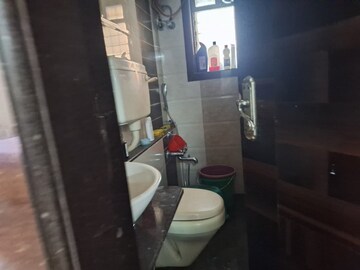 Bathroom in 2 BHK Apartment at Runwal Greens, Mulund West – for Rent