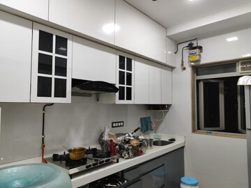 Kitchen in 3 BHK Apartment at Lodha Grandeur, Prabhadevi – for Rent