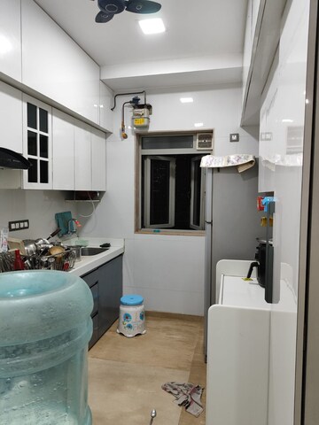 Kitchen in 3 BHK Apartment at Lodha Grandeur, Prabhadevi – for Rent