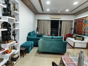 Living Room in 3 BHK Apartment at Lodha Grandeur, Prabhadevi – for Rent