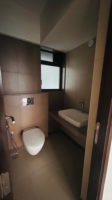 Bathroom in 2 BHK Apartment at Shapoorji Pallonji Vicinia, Powai – for Rent