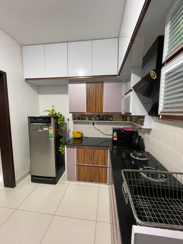 Kitchen in 2 BHK Apartment at Puravankara Palm Beach, Hennur – for Rent