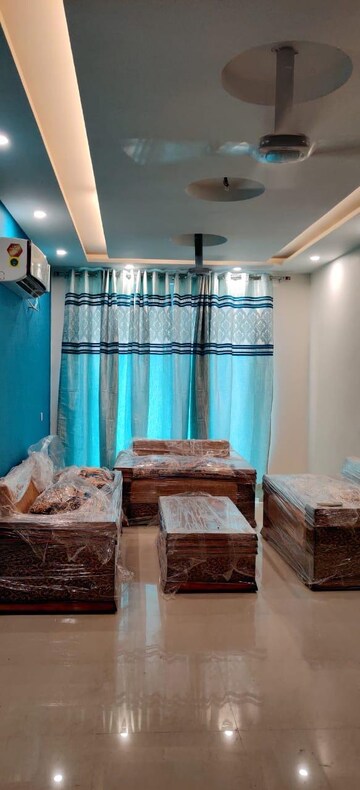 Living Room in 3 BHK Builder Floor at Omaxe New Chandigarh, North Mullanpur – for Rent