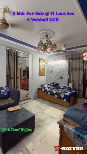 Living Room in 2 BHK Builder Floor at Vaishali Sector 6 – for Sale