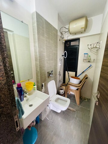 Bathroom in 4 BHK Apartment at Kanakia Levels, Malad East – for Rent