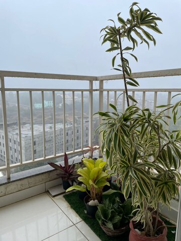 Balcony in 2 BHK Apartment at Purva Palm Beach, Hennur Road – for Rent