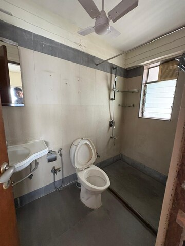 Bathroom in 3 BHK Apartment at Lokhandwala Harmony, Worli – for Rent