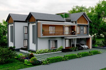 5 BHK Villa – Exterior View View at Mannuthy - for Sale