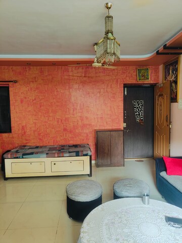 Living Room in 2 BHK Apartment at STG Marigold Siddheshwar Garden, Dhokali – for Rent