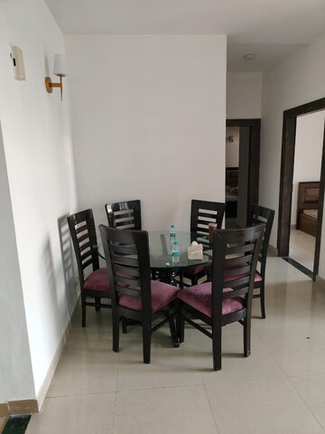 Staircase in 3 BHK Apartment at Omaxe Grand, Sector 93b – for Rent