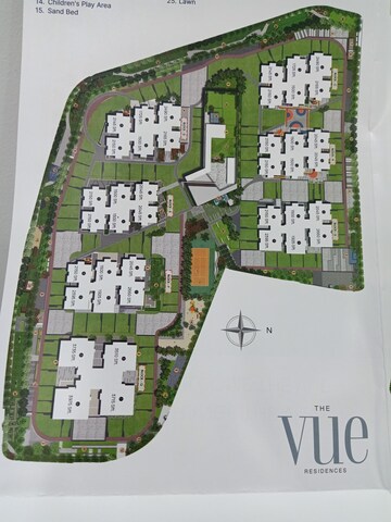 Master Plan in 3 BHK Apartment at Raghuram The Vue Residences, Puppalaguda – for Sale