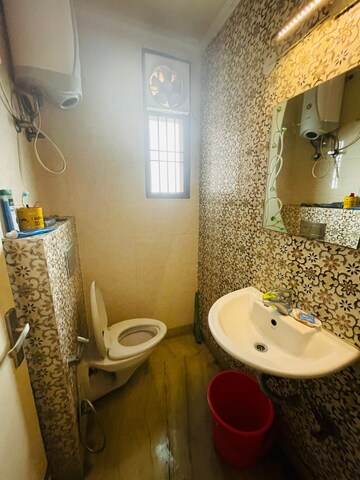 Bathroom in 3 BHK Builder Floor at Saket – for Rent